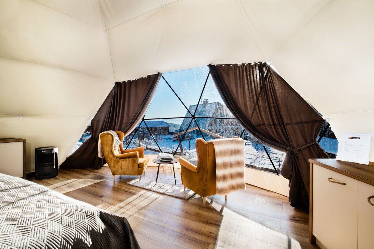 Glamping v Beskydech